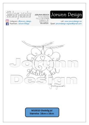 M10010 Gledelig jul – Stitcherymønster