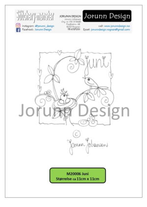 m20006 Juni – Stitcherymønster