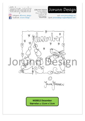 m20012 Desember – Stitcherymønster