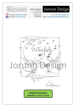 m20018 vinterglede – Stitcherymønster