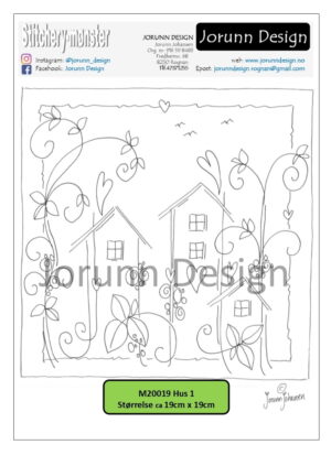 m20019 Hus 1 – Stitcherymønster