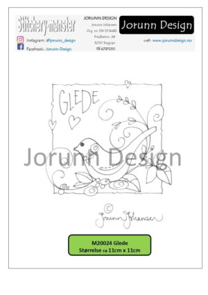 m20024 Glede – Stitcherymønster