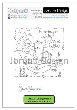 m20031 Hverdagslykke II – Stitcherymønster