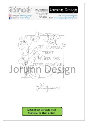 m20034 Det sterkeste treet – Stitcherymønster