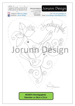 m20035 Hverdagsglede – Stitcherymønster