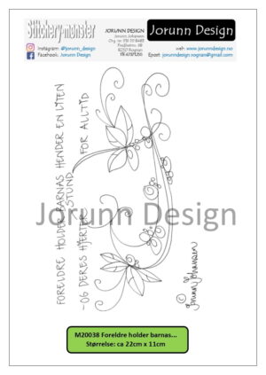 m20038 Foreldre holder barnas… – Stitcherymønster