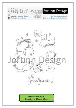 m20044 God jul IV – Stitcherymønster