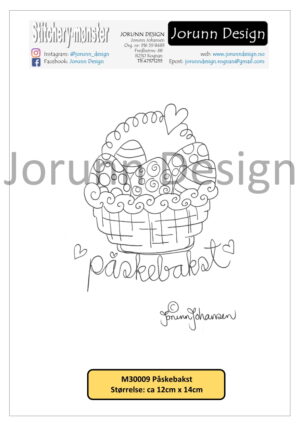 m30009 Påskebakst – Stitcherymønster