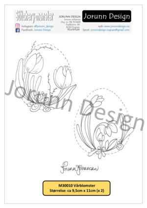 m30010 Vårblomster – Stitcherymønster