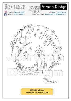 m30016 Julefred – Stitcherymønster