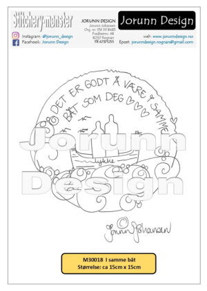 m30018 I samme båt  – Stitcherymønster