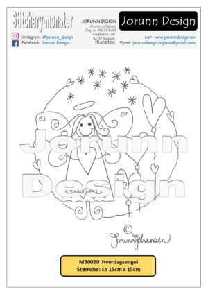 m30020  Hverdagsengel – Stitcherymønster