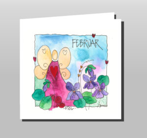 Februar (dobbelt kort)