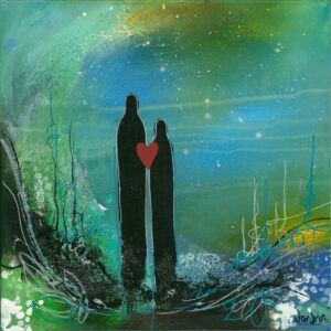 3102 Medvandrere grønn (30x30cm)