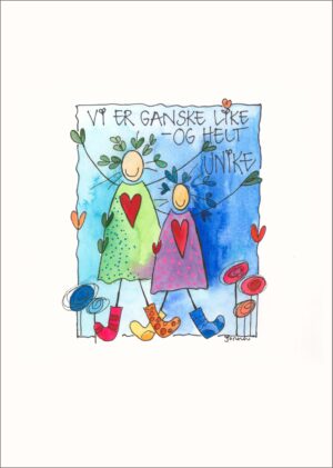 3503 Vi er ganske like… (11,5×14,5cm)